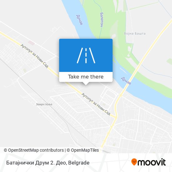 Батајнички Друм 2. Део map