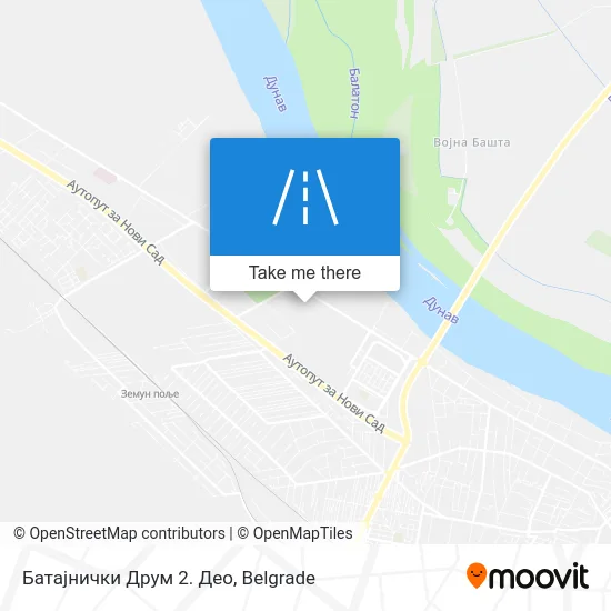 Батајнички Друм 2. Део map