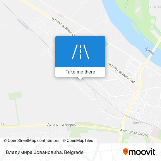 Владимира Јовановића map