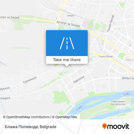 Блажа Попиводе map