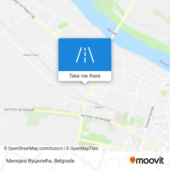 Милојка Вуцелића map