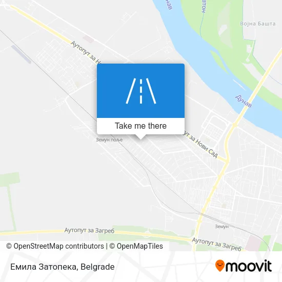 Емила Затопека map