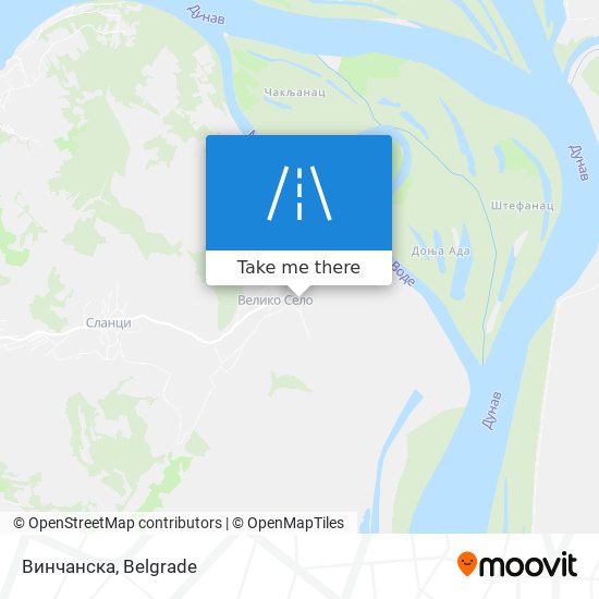 Винчанска map