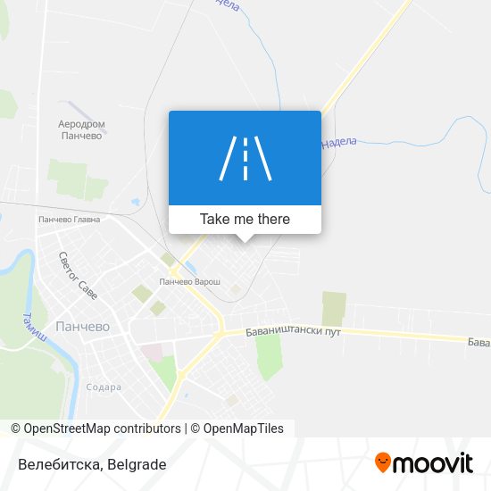 Велебитска map