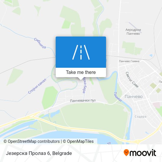Језерска Пролаз 6 map