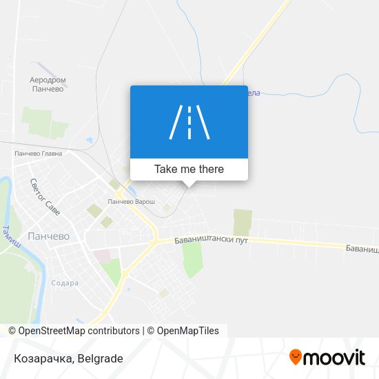 Козарачка map