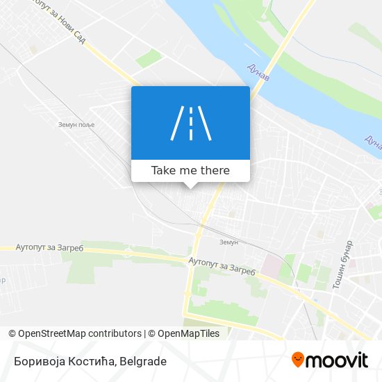 Боривоја Костића map