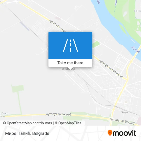 Мире Папић map