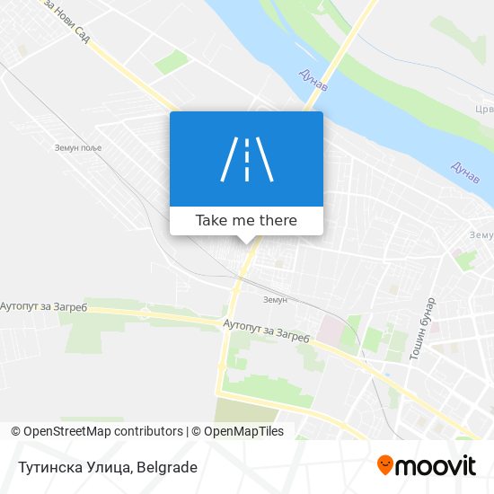 Тутинска Улица map