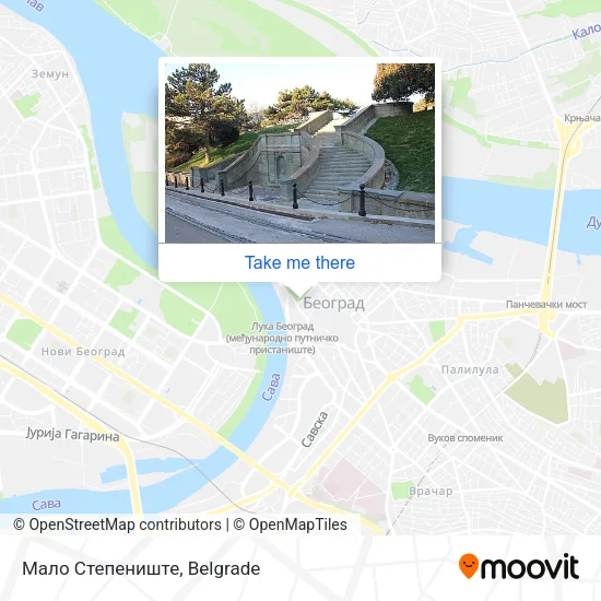 Мало Степениште map