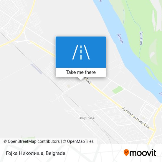 Гојка Николиша map