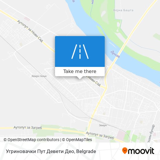 Угриновачки Пут Девети Део map