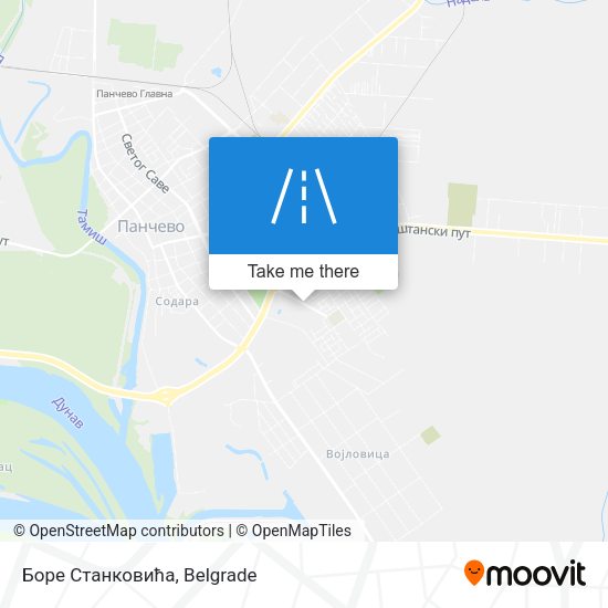 Боре Станковића map