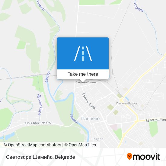 Светозара Шемића map