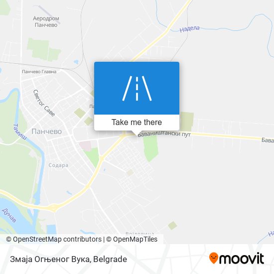 Змаја Огњеног Вука map