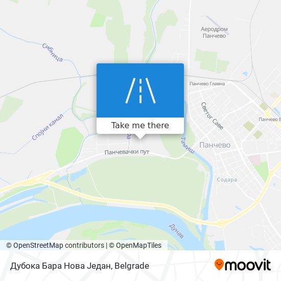 Дубока Бара Нова Један map