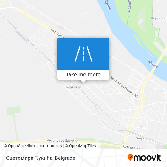 Светомира Ђукића map