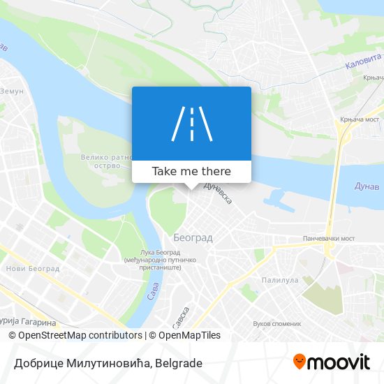 Добрице Милутиновића map