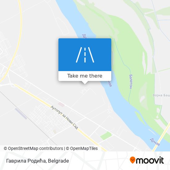 Гаврила Родића map