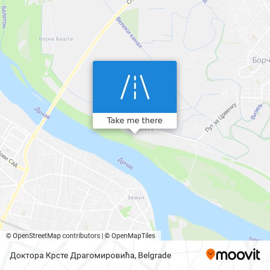 Доктора Крсте Драгомировића map