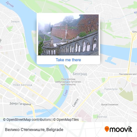 Велико Степениште map