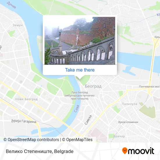 Велико Степениште map