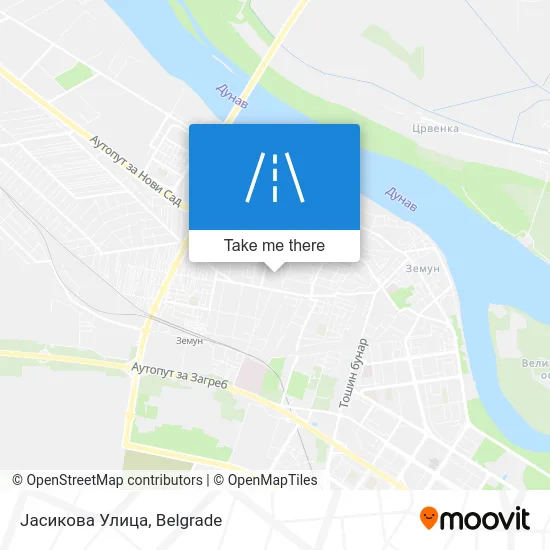 Јасикова Улица map