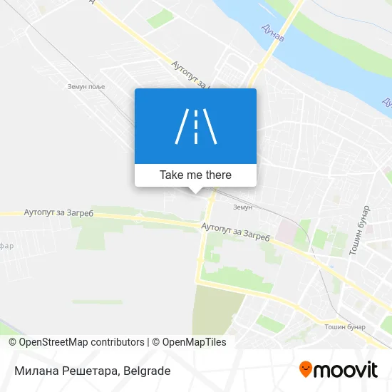 Милана Решетара map