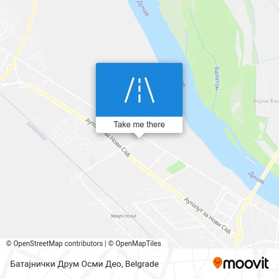 Батајнички Друм Осми Део map