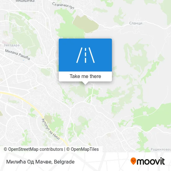 Милића Од Мачве map