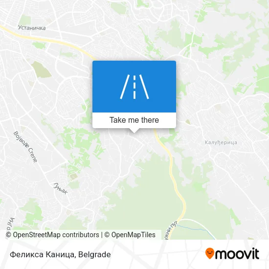 Феликса Каница map