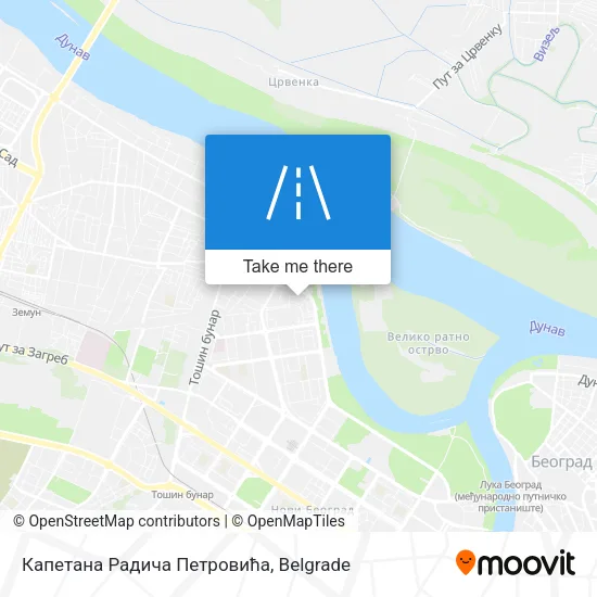 Капетана Радича Петровића map
