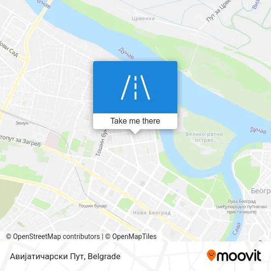 Авијатичарски Пут map