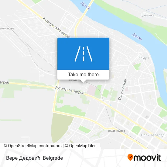 Вере Дедовић map