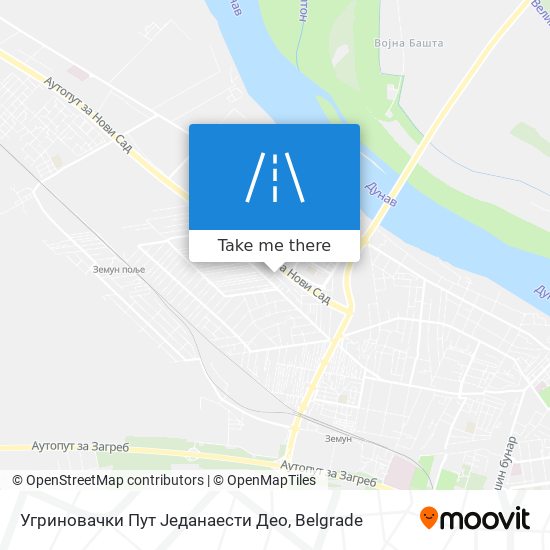 Угриновачки Пут Једанаести Део map