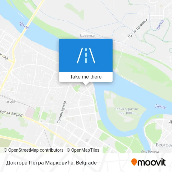 Доктора Петра Марковића map