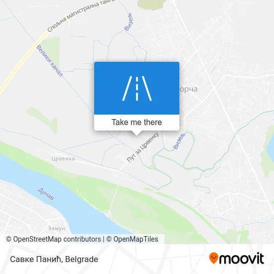 Савке Панић map