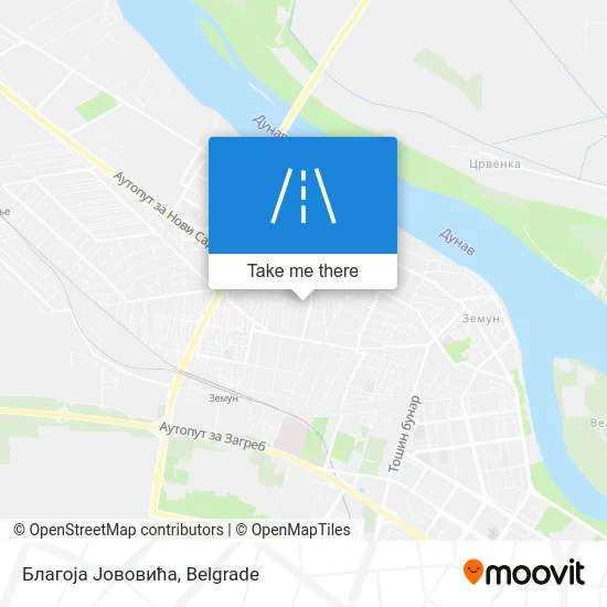 Благоја Јововића map