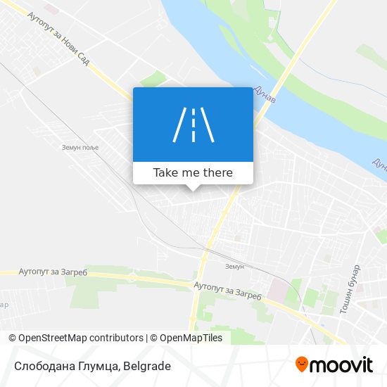 Слободана Глумца map