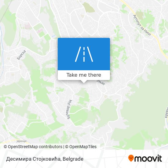 Десимира Стојковића map