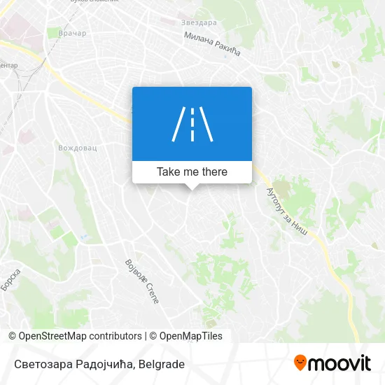 Светозара Радојчића map