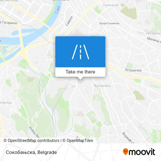 Сокобањска map