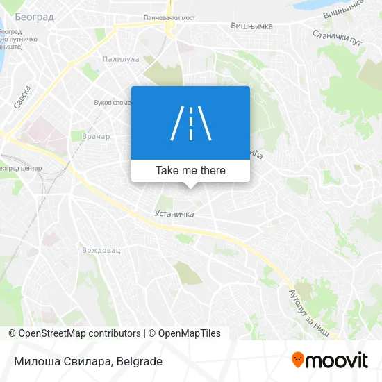 Милоша Свилара map