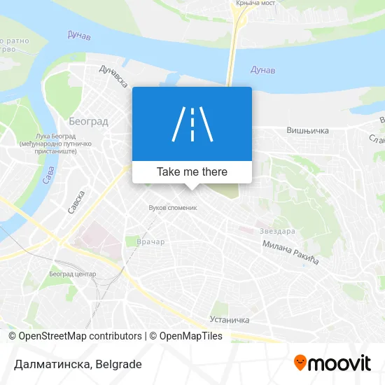 Далматинска map