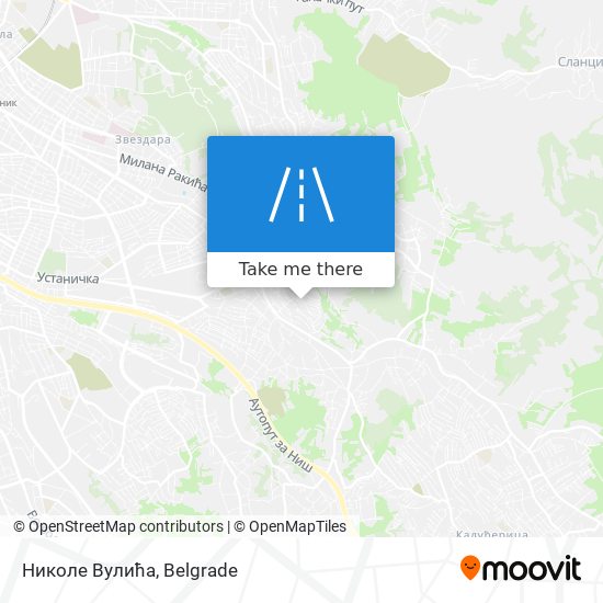 Николе Вулића map