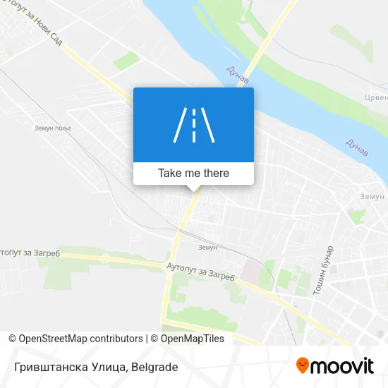 Гривштанска Улица map