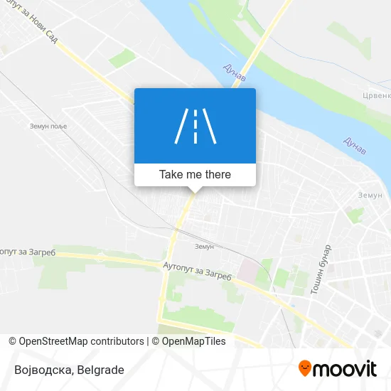 Војводска map