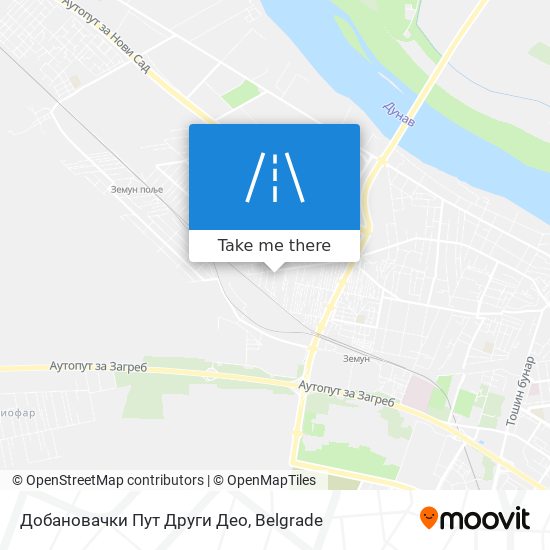 Добановачки Пут Други Део map