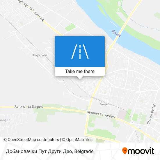 Добановачки Пут Други Део map