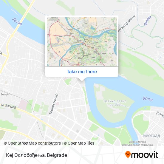 Кеј Ослобођења map